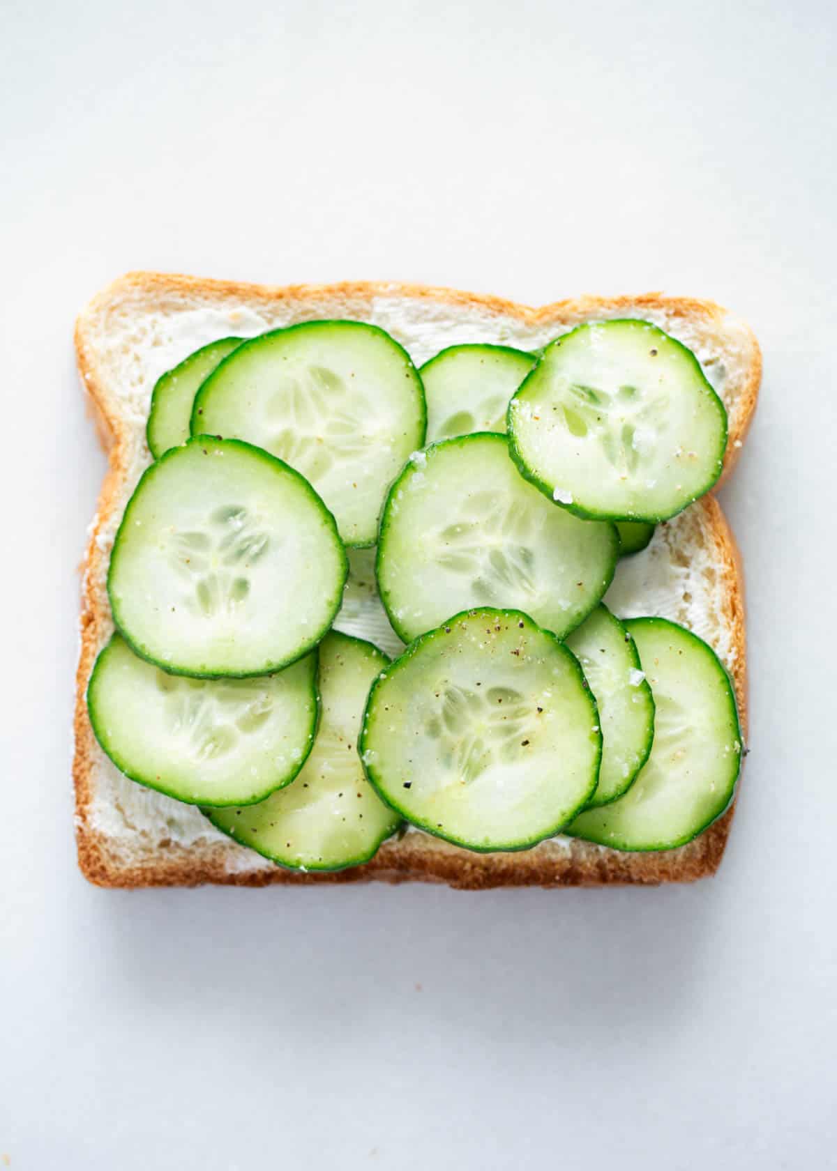 Cucumber sandwich.