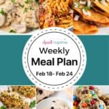 Meal plan recipes for I Heart Naptime.