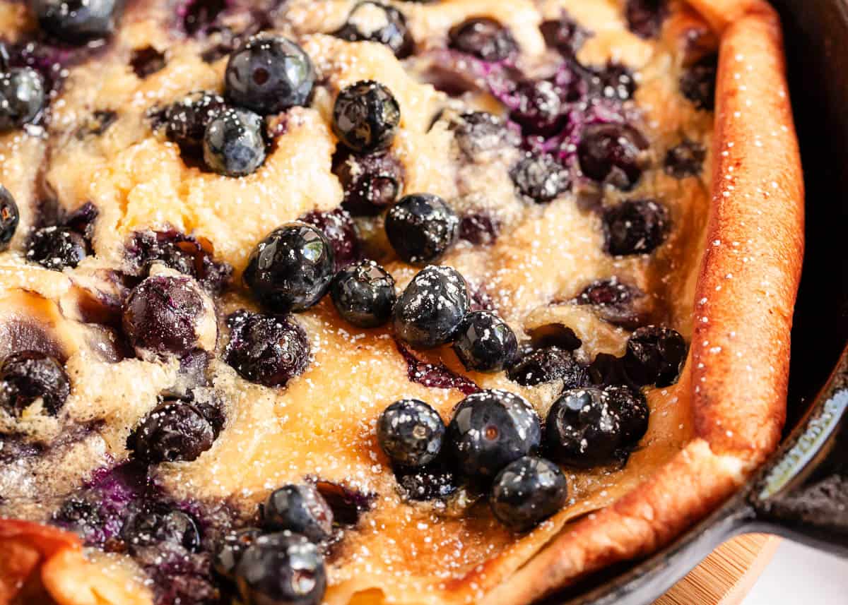 Lemon Blueberry Dutch Baby