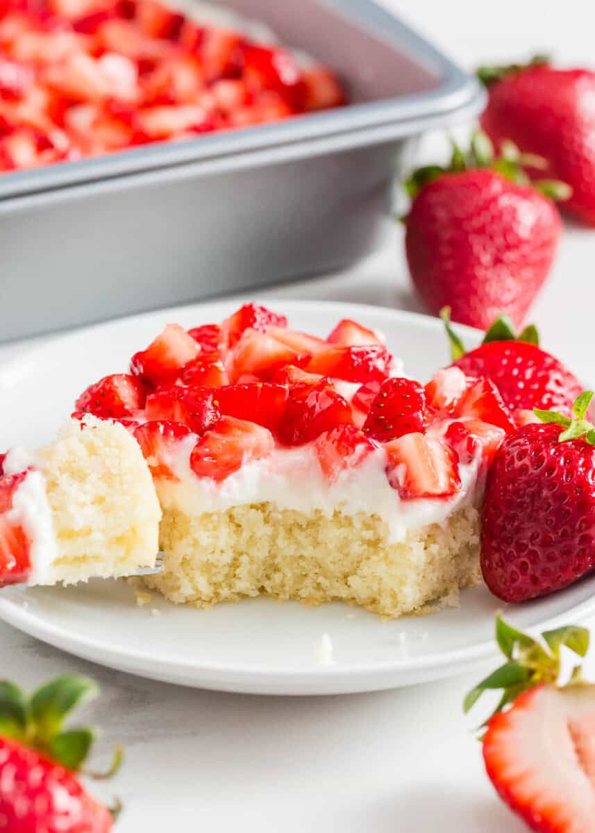 Bit taken from strawberry shortcake bars.