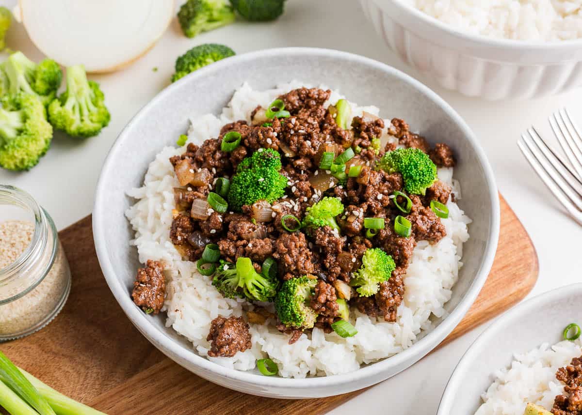 Ground Beef and Broccoli