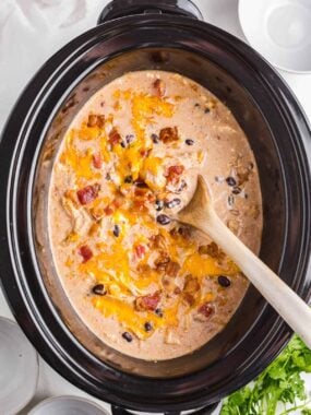 Crack chicken soup in slow cooker.