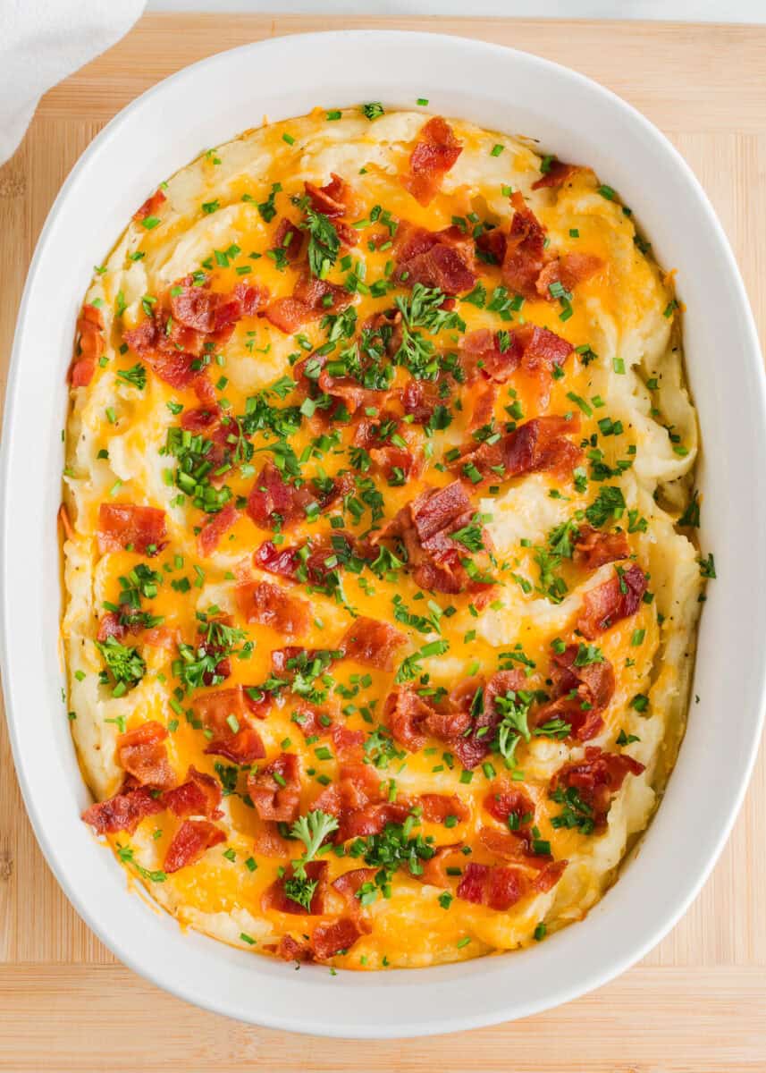 Make-Ahead Mashed Potato Casserole - I Heart Naptime