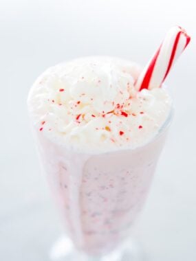 Chick fil a peppermint milkshake.