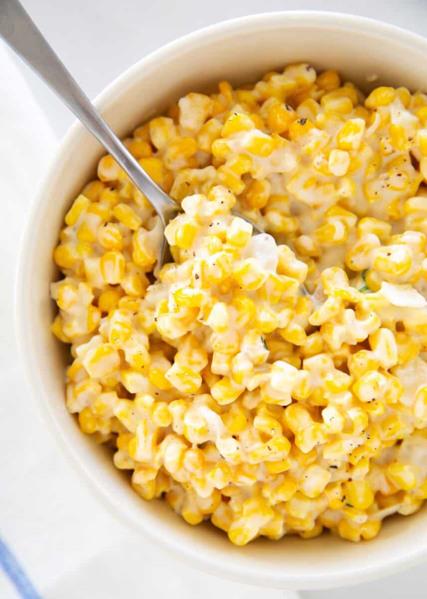 Quick and Easy Creamed Corn I Heart Naptime
