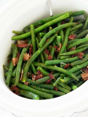 Crockpot green beans.