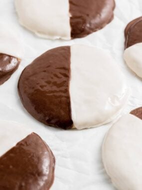 Black and white cookies.
