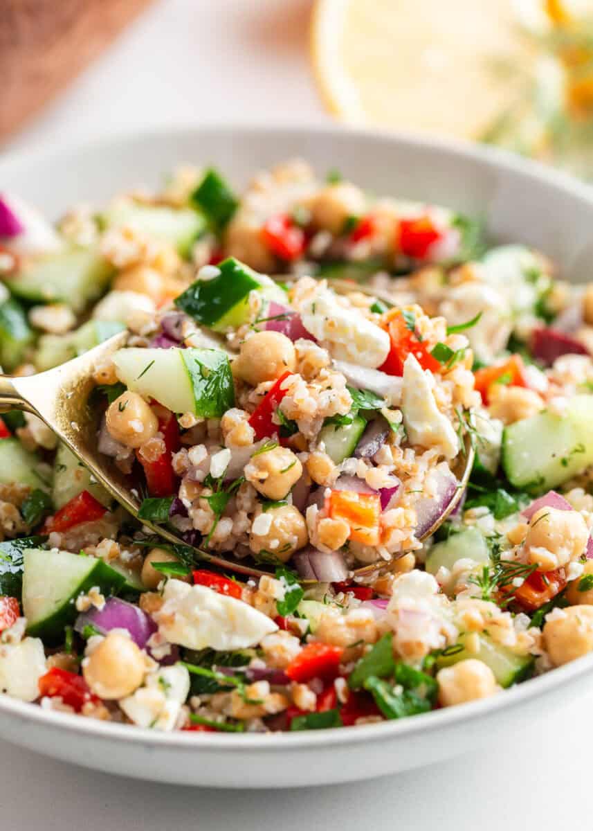 Bulgur salad.