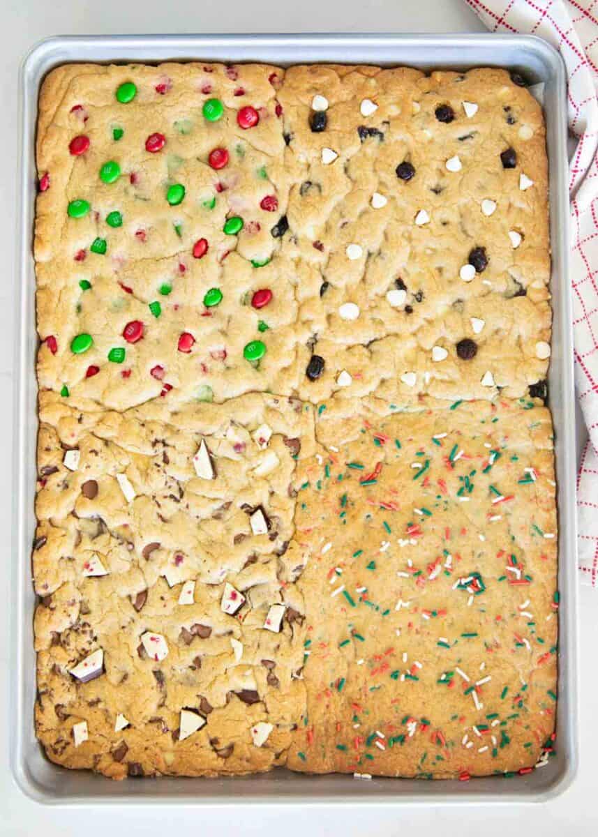 Sheet pan cookies.