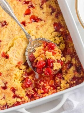 Cherry dump cake.