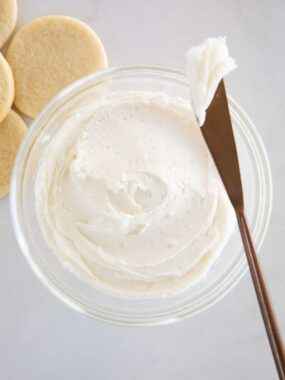 Sugar cookie frosting.