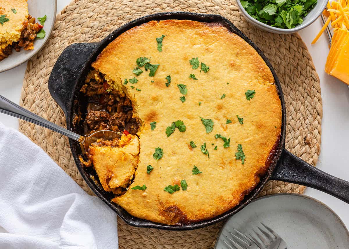 Easy Cornbread Tamale Pie