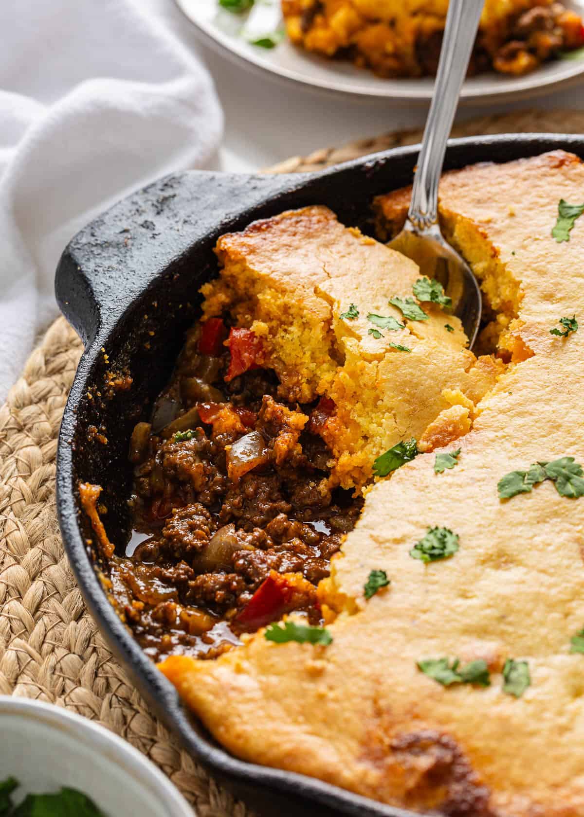 Tamale pie skillet.