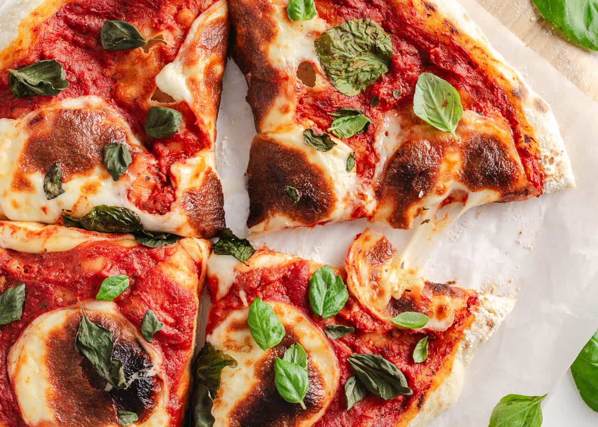 Sourdough discard pizza.