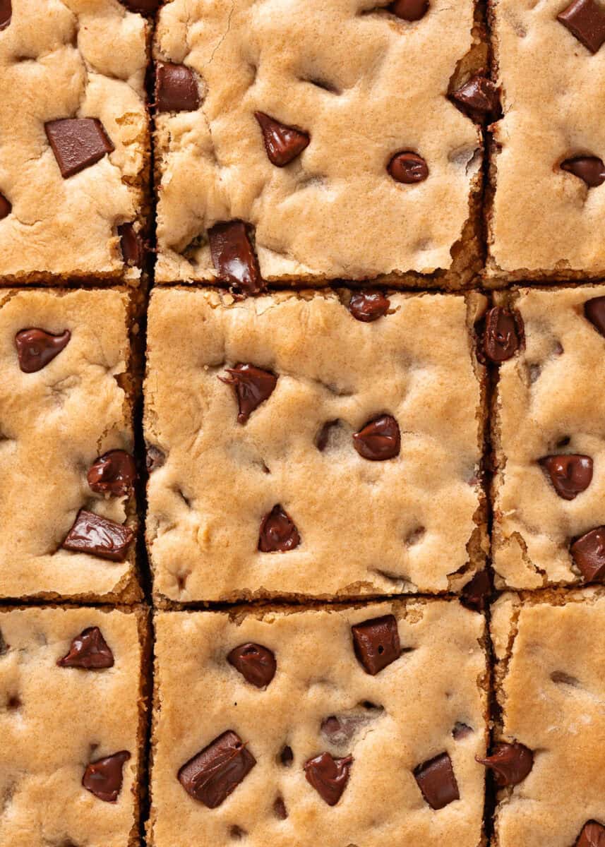 Sliced congo bars.