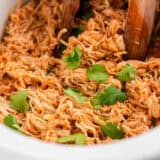 Crockpot buffalo chicken.