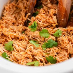 Crockpot buffalo chicken.