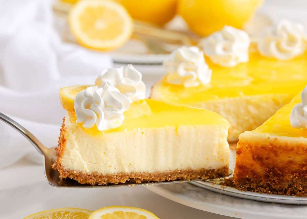 Baked Lemon Cheesecake
