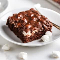 Slice of Mississippi Mud Cake.