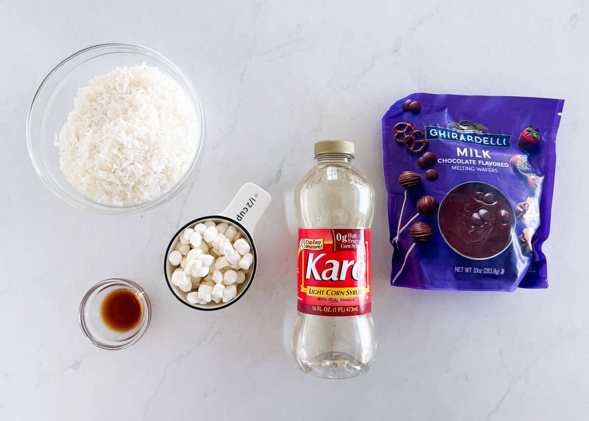 Almond joy ingredients.