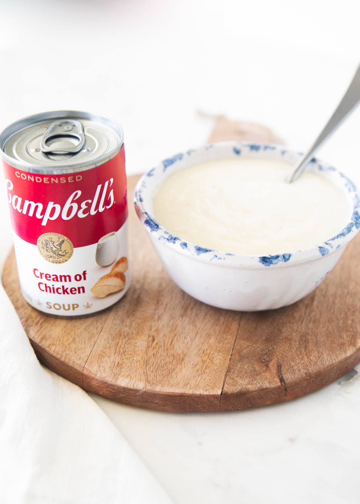 Homemade cream of chicken soup.