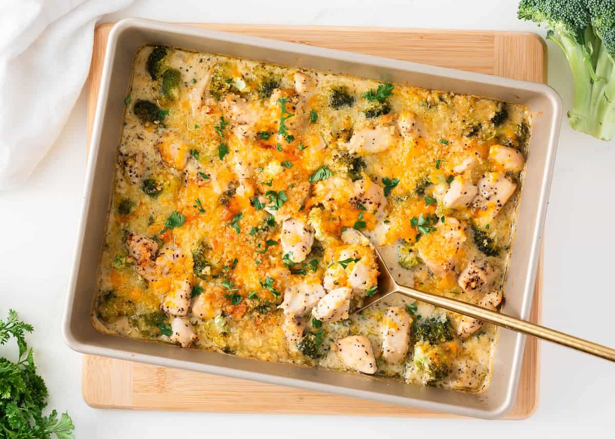 Broccoli chicken divan is a family friendly cozy casserole that always delivers great taste.