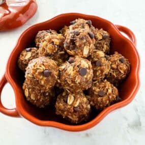 Pumpkin protein balls.