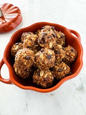 Pumpkin protein balls.
