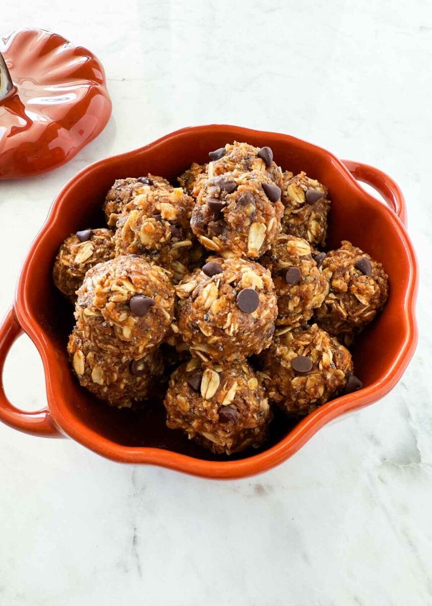 Pumpkin protein balls.