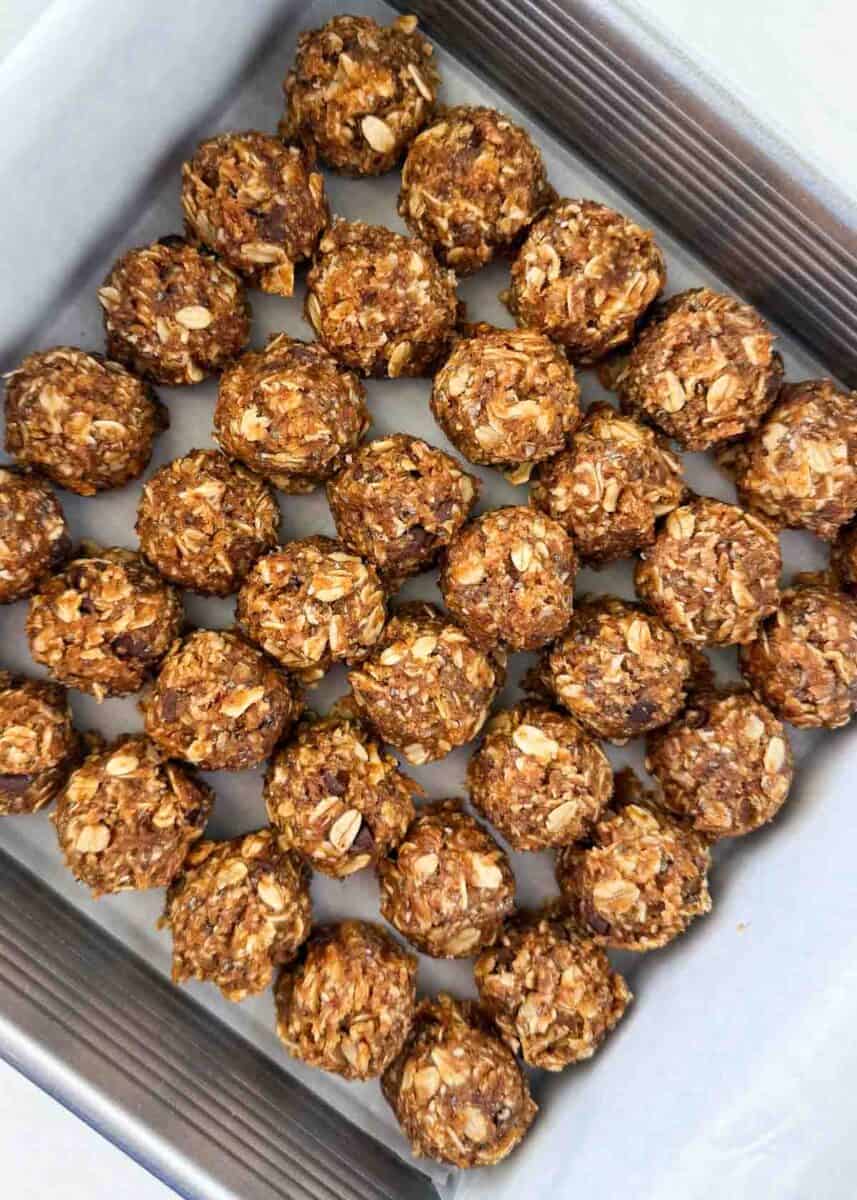 Pumpkin protein balls.