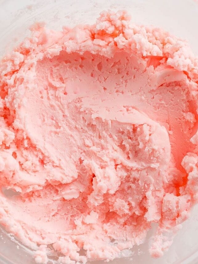 Sweet powdered sugar mixture used to create the liquid center for homemade chocolate covered cherries.