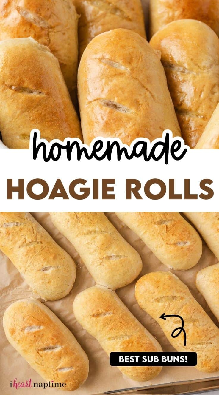 Homemade Hoagie Rolls Recipe - I Heart Naptime