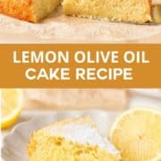 Lemon olive oil cake recipe.