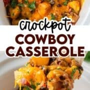 Crockpot cowboy casserole.